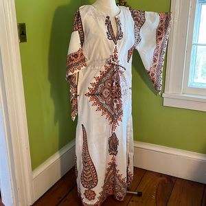 vintage 70s angel sleeve caftan/dashiki